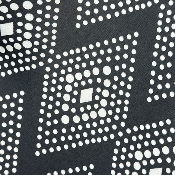 NWT Banana Republic Factory Grey White Geometric Design Satin Slip Dress Size S - Picture 5 of 12